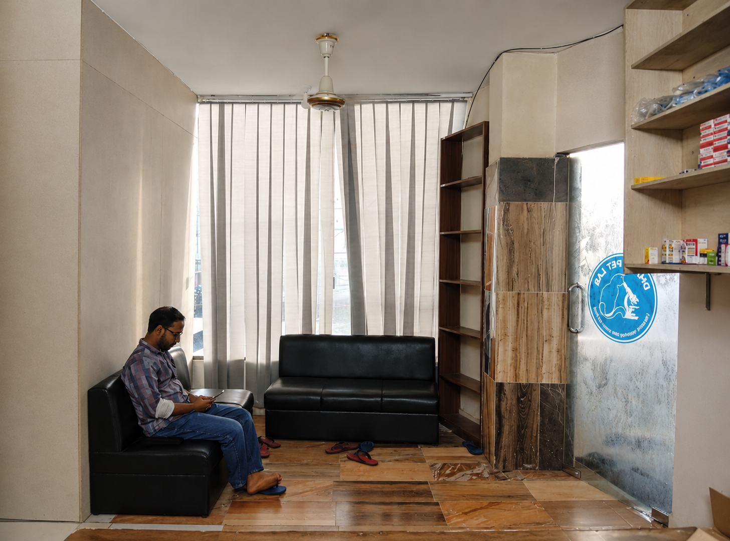 Dhaka PetLab waiting area