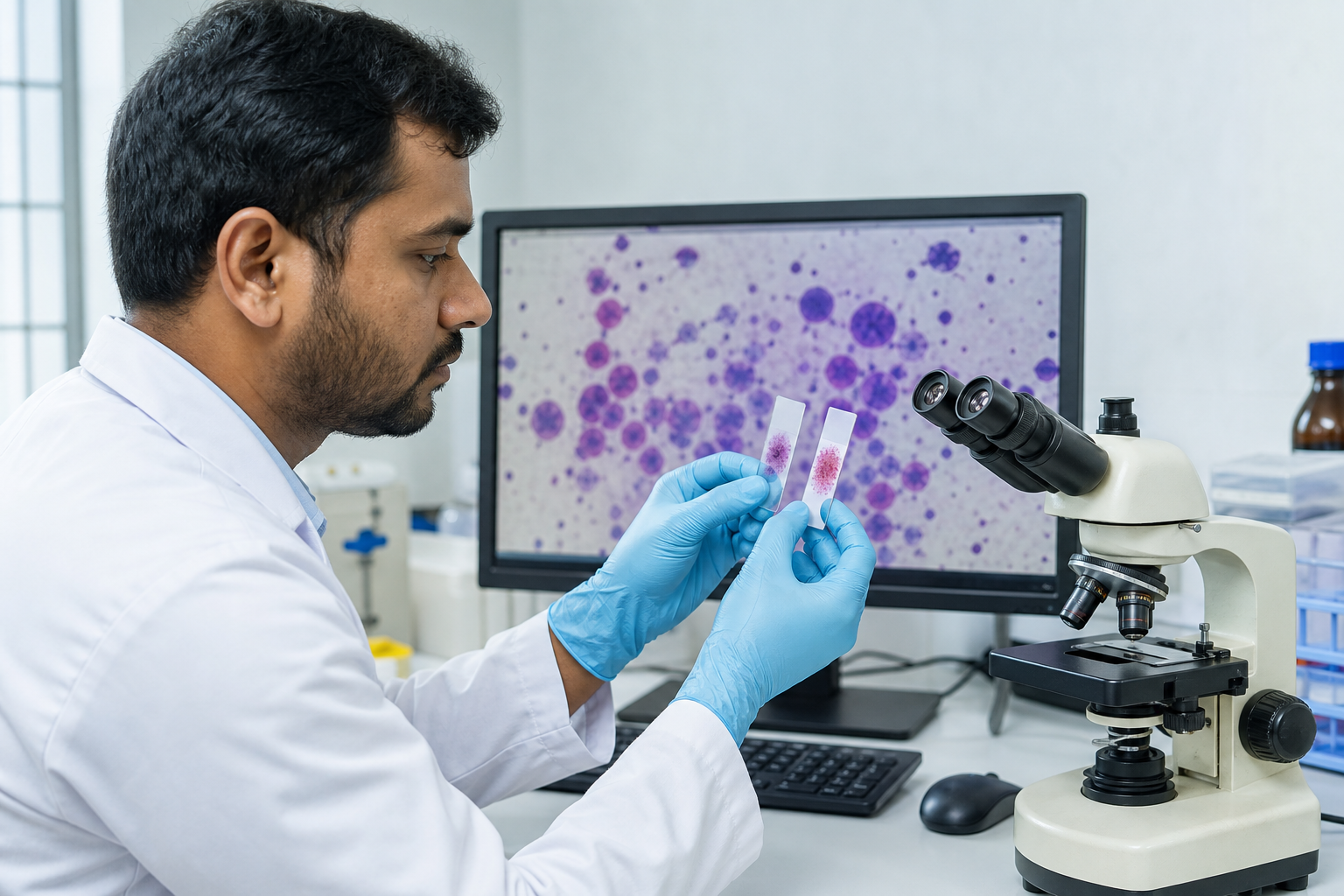 Veterinary cytology in Dhaka. A closer look at cells.