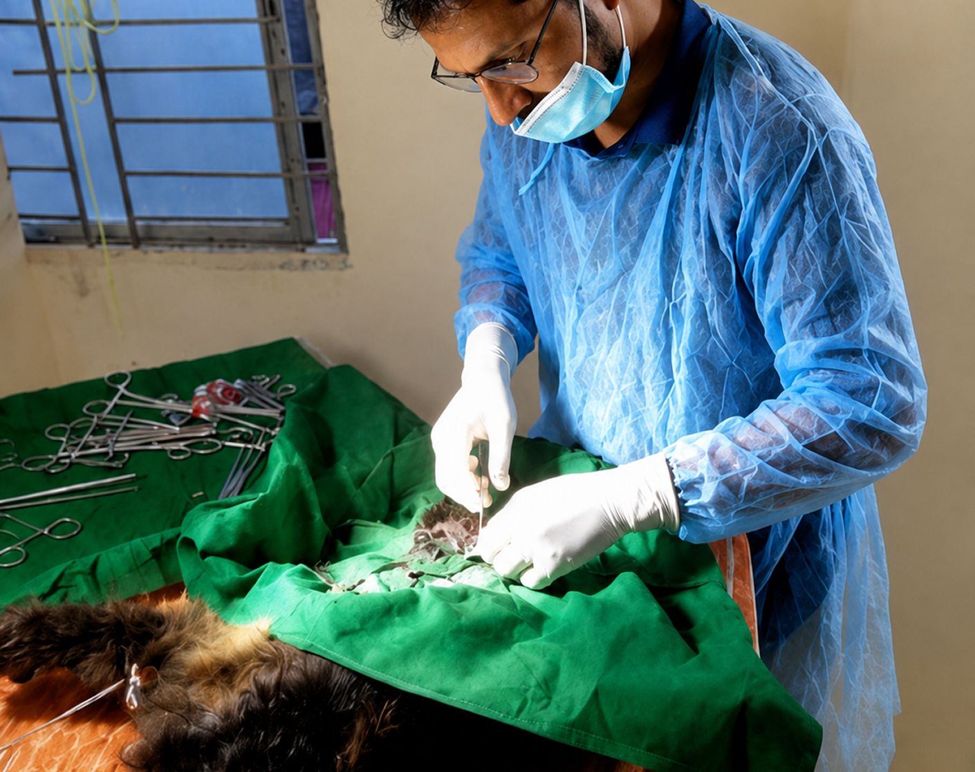 Dhaka PetLab clinical team at work